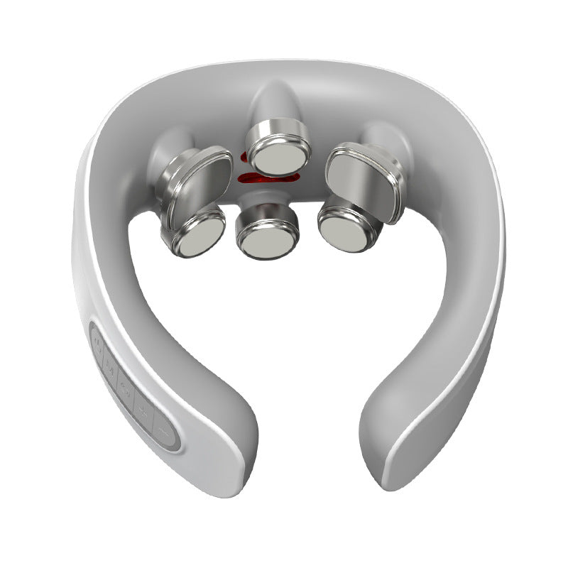 Portable Cervical Massager with Heat and Electrotherapy