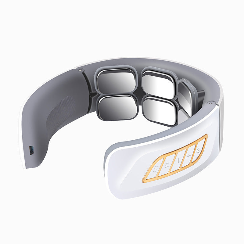 Portable Cervical Massager with Heat and Electrotherapy