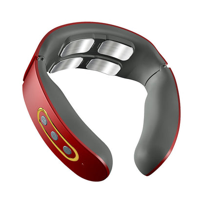 Portable Cervical Massager with Heat and Electrotherapy