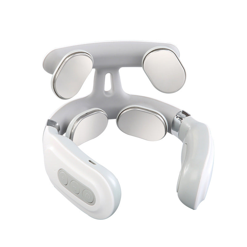 Portable Cervical Massager with Heat and Electrotherapy