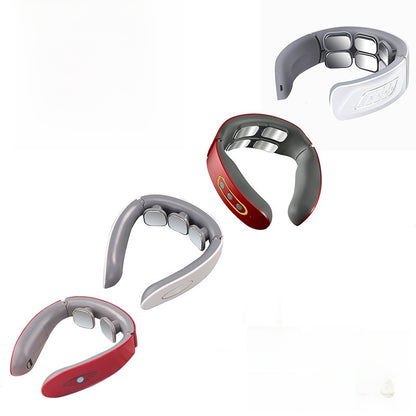 Portable Cervical Massager with Heat and Electrotherapy